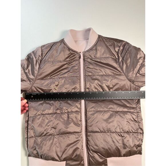 Lululemon Non-Stop Bomber Reversible Jacket PinkFawn Size 4 W4BDGS PrimaLoft EUC - Picture 8 of 10
